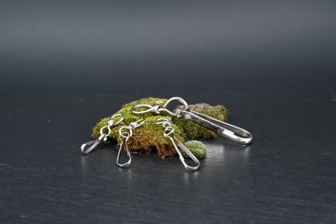 Karabiner mit Wirbel (Drahle)